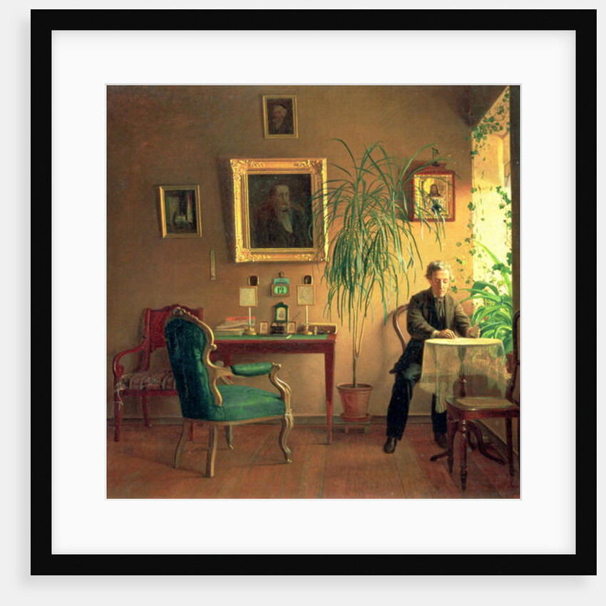 Interior, 1871 by Aleksei Alekseevich Bobrov