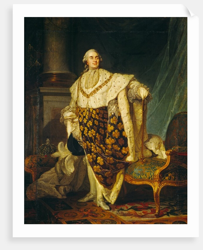Louis XVI, King of France in Coronation Robes, 1777 by Joseph Siffred Duplessis