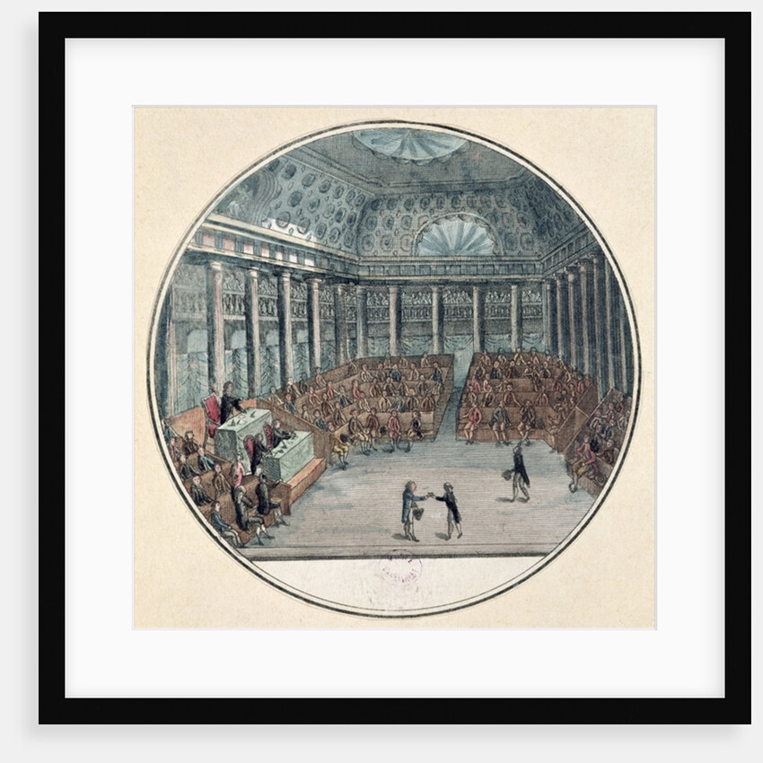 The Deputies of the Commune Meeting in the National Assembly, 17th June 1789 by French School
