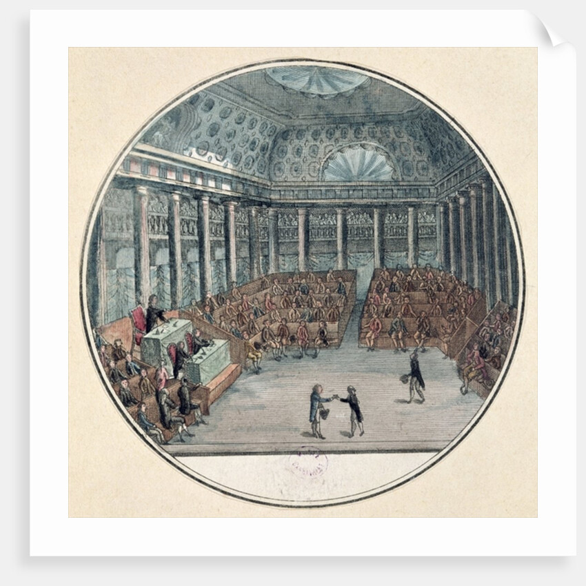 The Deputies of the Commune Meeting in the National Assembly, 17th June 1789 by French School