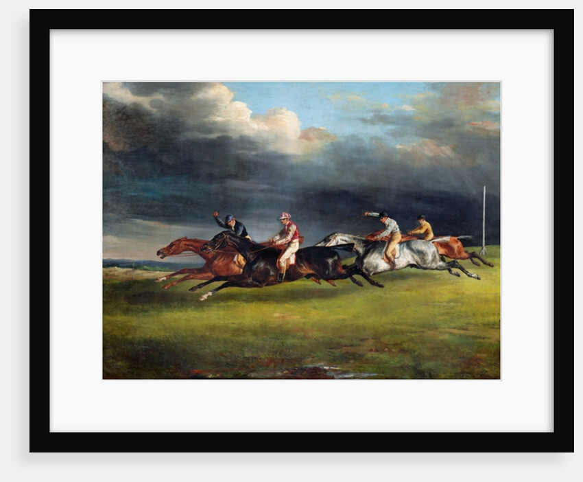 The Epsom Derby by Theodore Gericault