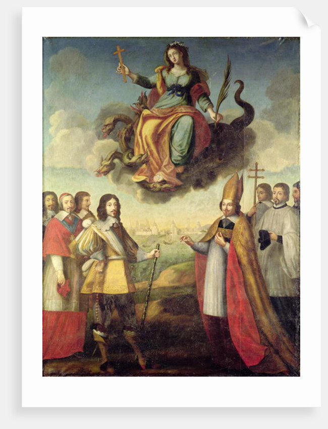 Entry of Louis XIII King of France and Navarre, into La Rochelle, 1st November 1628 by Pierre Courtillon