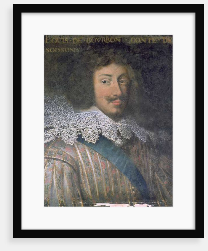 Portrait of Louis of Bourbon Count of Soissons by French School