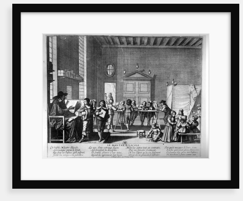 The School Master by Abraham Bosse
