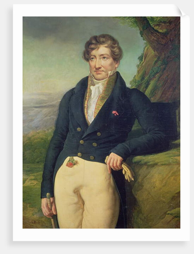 Portrait of the French Zoologist and Paleontologist, Georges Cuvier by Marie Nicolas Ponce-Camus