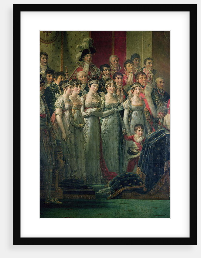The Consecration of the Emperor Napoleon and the Coronation of the Empress Josephine by Pope Pius VII 2nd December 1804, 1807 by Jacques Louis David