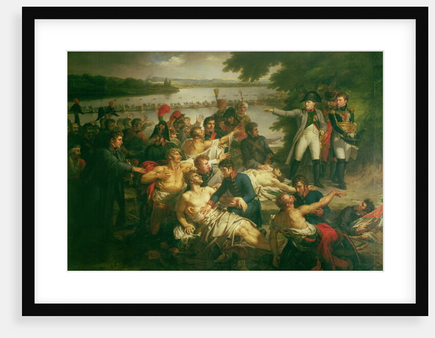 Return of Napoleon to the Island of Lobau after the Battle of Essling, 23rd May 1809, 1812 by Charles Meynier