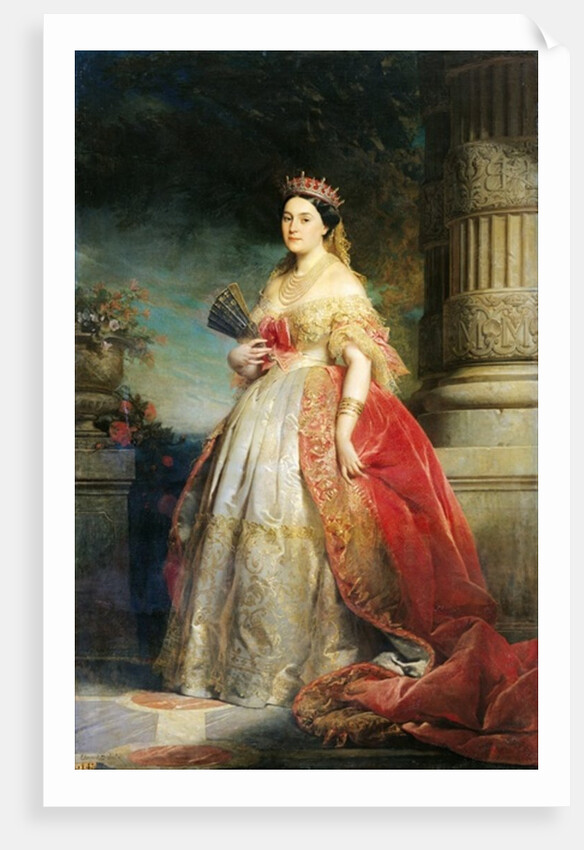 Mathilde Laetitia Wilhelmine Bonaparte 1861 by Edouard Louis Dubufe