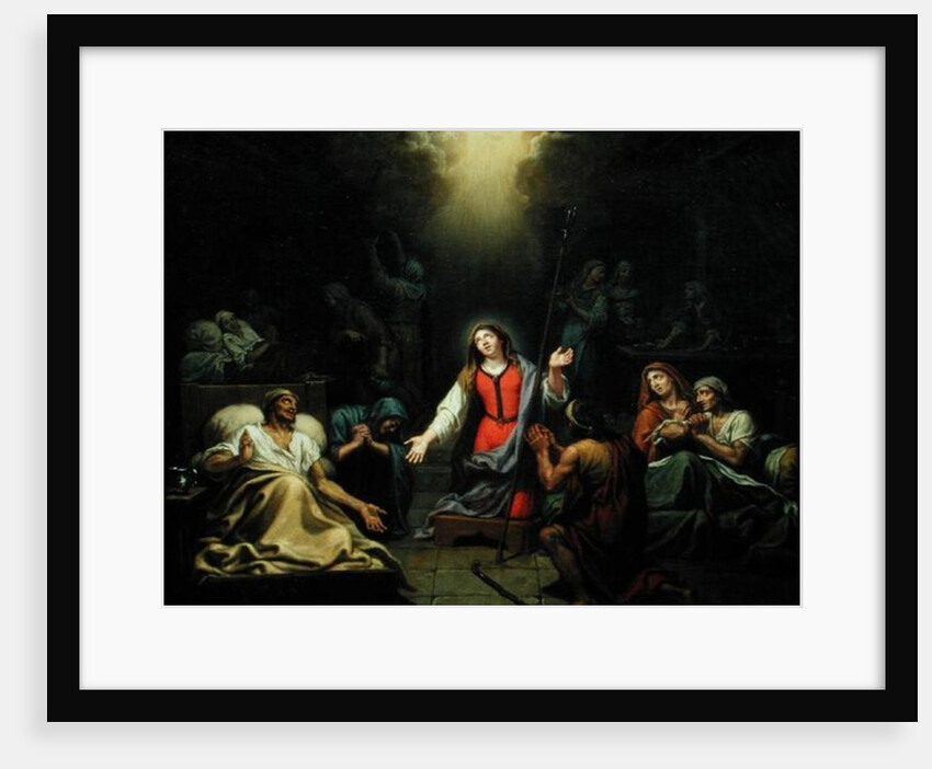 St. Genevieve Protecting the Ill, 1680 by Francois Verdier