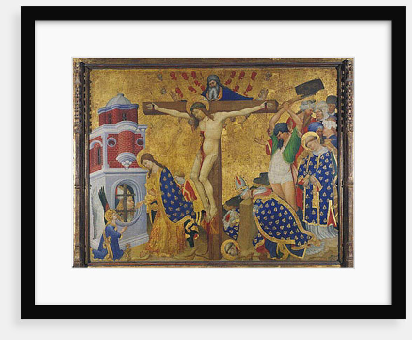 The St. Denis Altarpiece, completed in 1416 for the Church of the Chartreuse of Champnol by Henri Bellechose