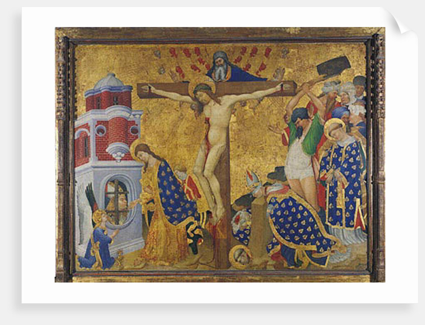 The St. Denis Altarpiece, completed in 1416 for the Church of the Chartreuse of Champnol by Henri Bellechose