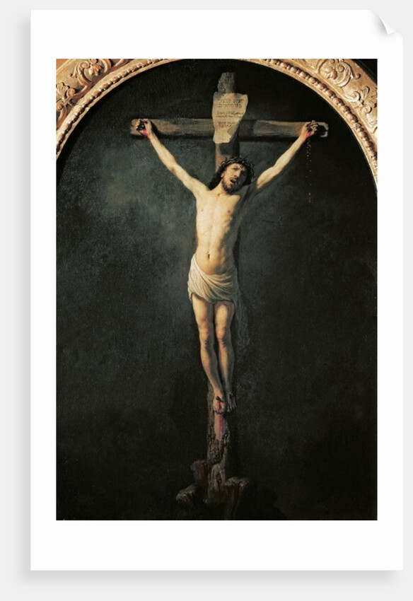 Christ on the Cross, 17th century by Rembrandt Harmensz. van Rijn