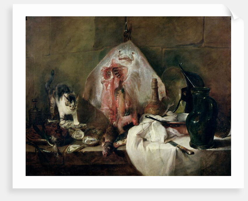 The Ray or, The Kitchen Interior, 1728 by Jean-Baptiste Simeon Chardin