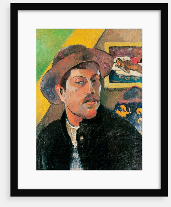 Self Portrait in a Hat, 1893-94 by Paul Gauguin