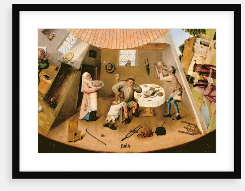 Gluttony by Hieronymus Bosch