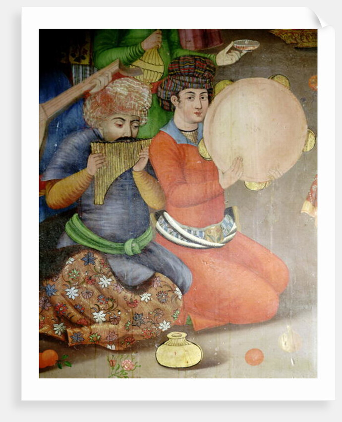 Detail of the musicians by Islamic School
