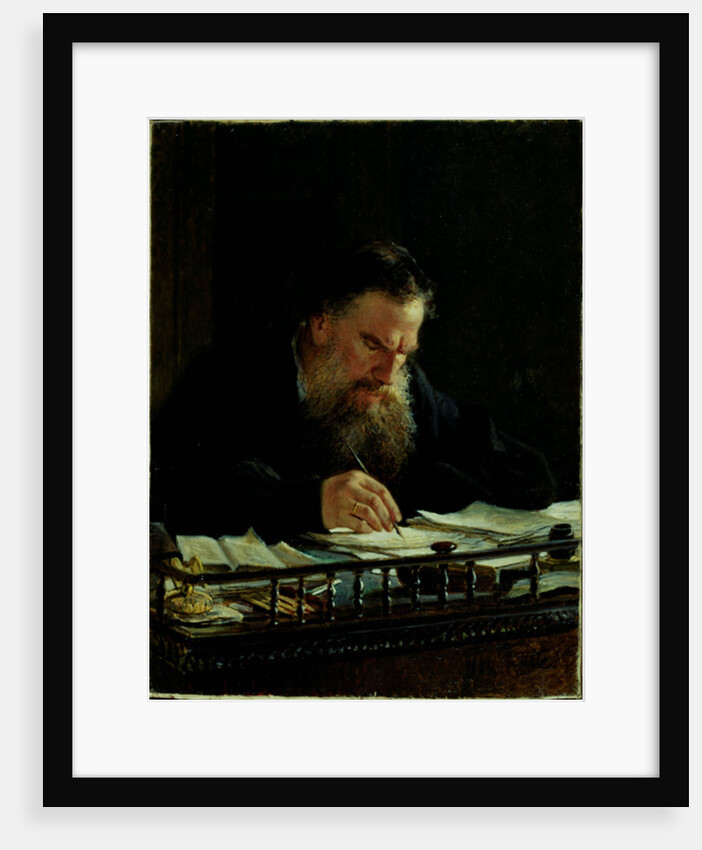 Portrait of Lev Tolstoy by Nikolai Nikolajevitch Gay