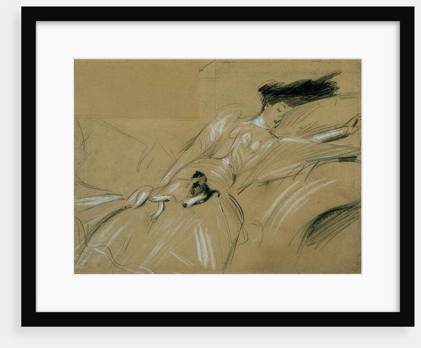 The Duchess of Marlborough Dozing Off at Blenheim Palace by Paul Cesar Helleu