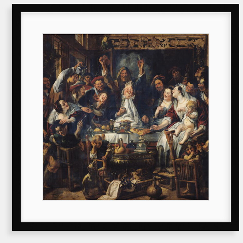 The King is Drinking by Jacob Jordaens