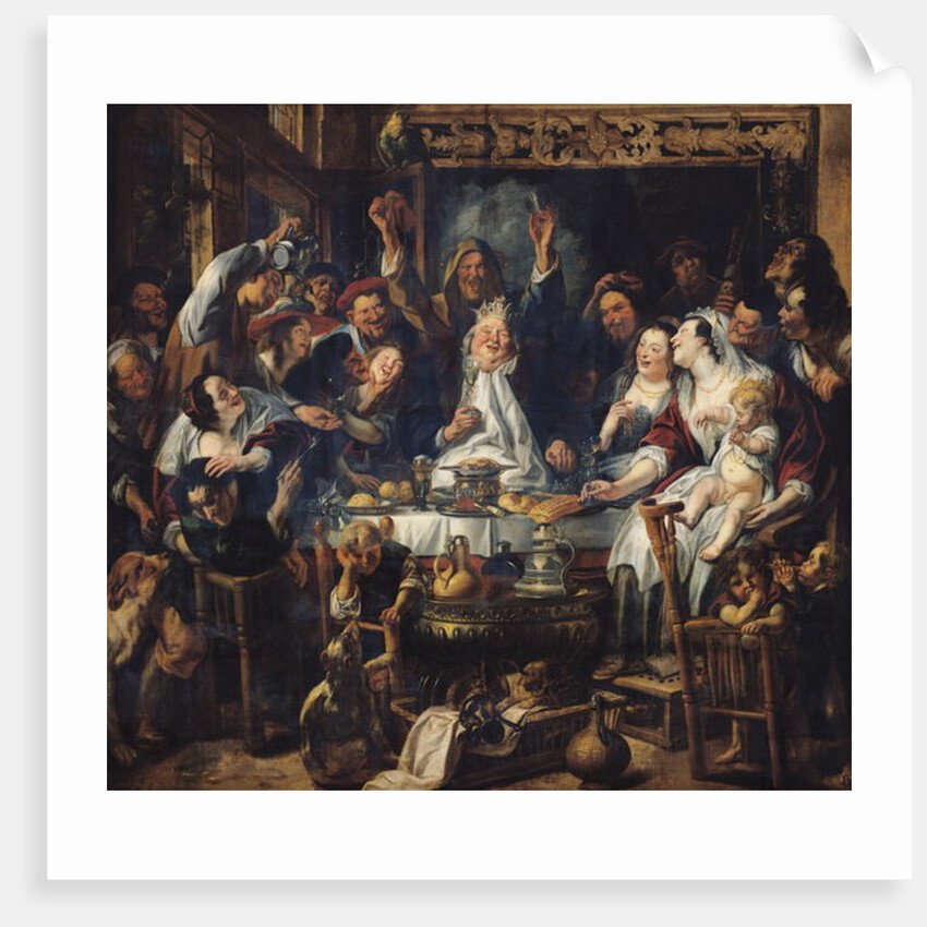 The King is Drinking by Jacob Jordaens