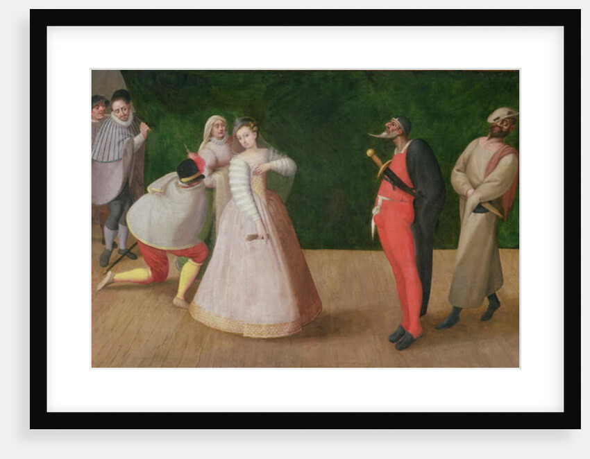 The Commedia dell'Arte Company by French School