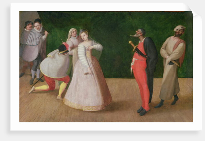 The Commedia dell'Arte Company by French School