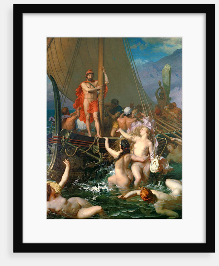 Ulysses and the Sirens by Leon-Auguste-Adolphe Belly