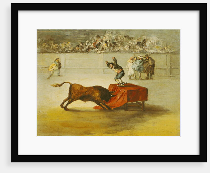 Martincho's Other Folly in the Bull Ring at Saragossa, after a painting by Francisco Goya by Eugenio Lucas y Padilla