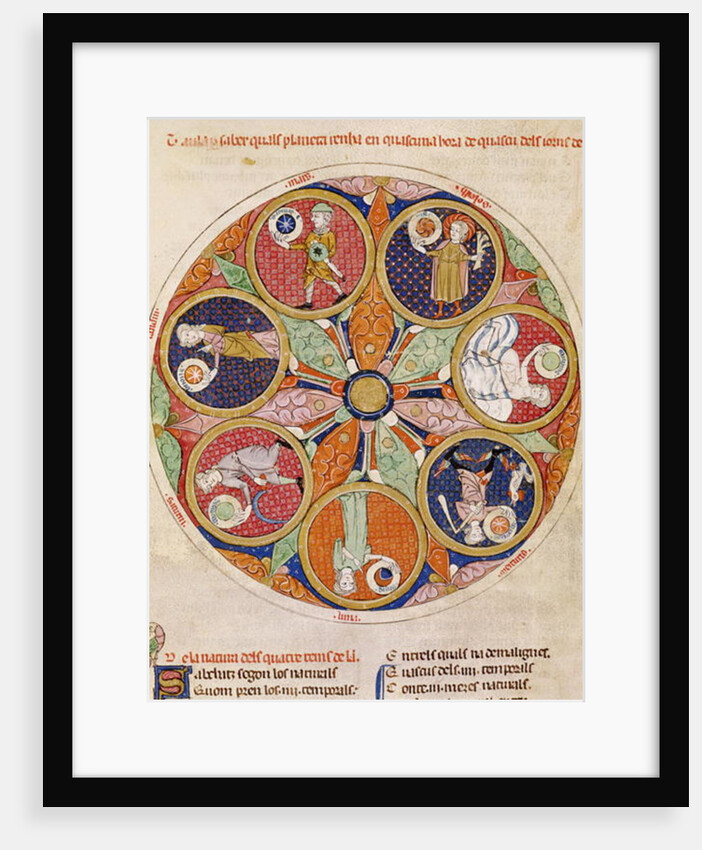 Table of Planets, F.56r by Ermengaut Matfre