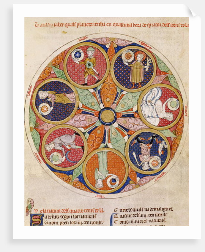 Table of Planets, F.56r by Ermengaut Matfre