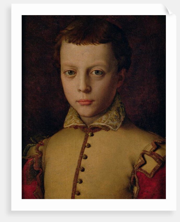 Portrait of Ferdinando de' Medici by Agnolo di Cosimo Bronzino
