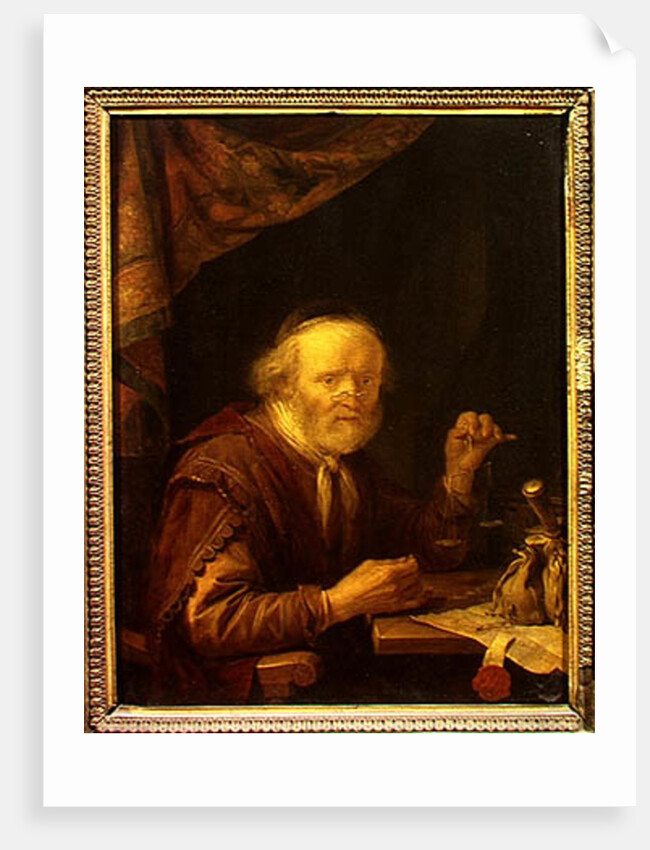 Weighing Gold, 17th century by Gerrit or Gerard Dou