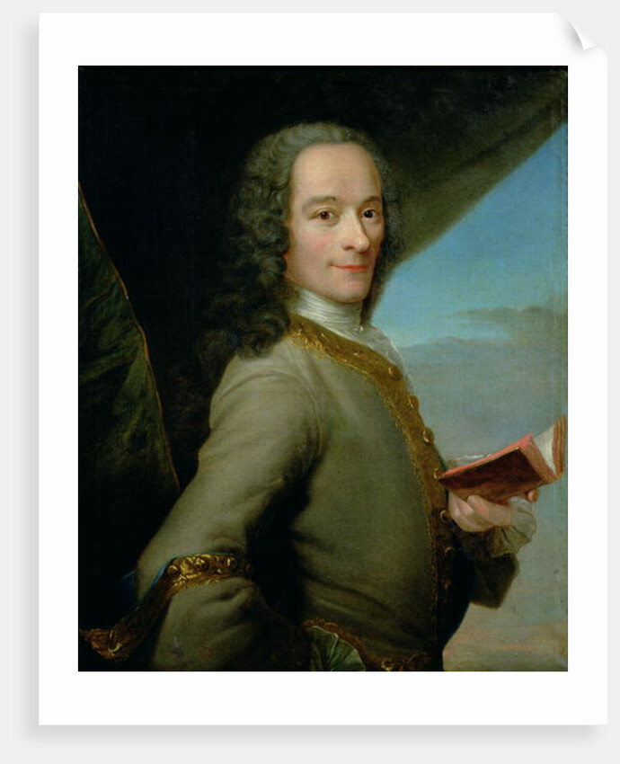 Portrait of François-Marie Arouet aka Voltaire, 18th century by French School