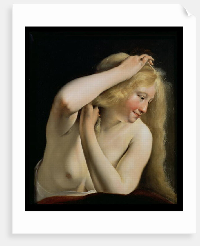 Young Woman Combing Her Hair by Salomon de Bray