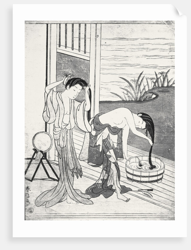 Young Women at their Toilet by Suzuki Harunobu