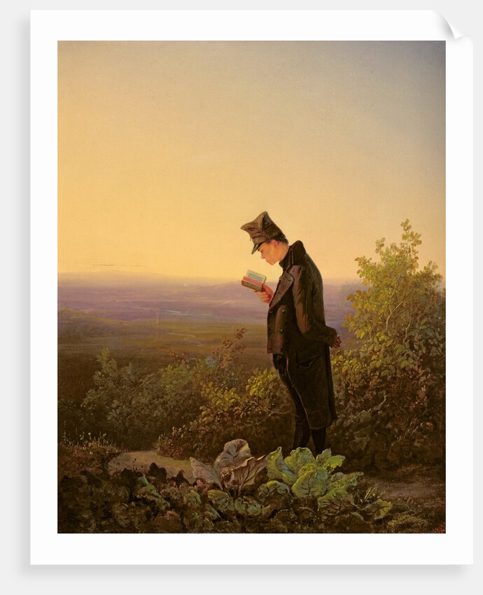 Reading the Breviary, The Evening by Carl Spitzweg