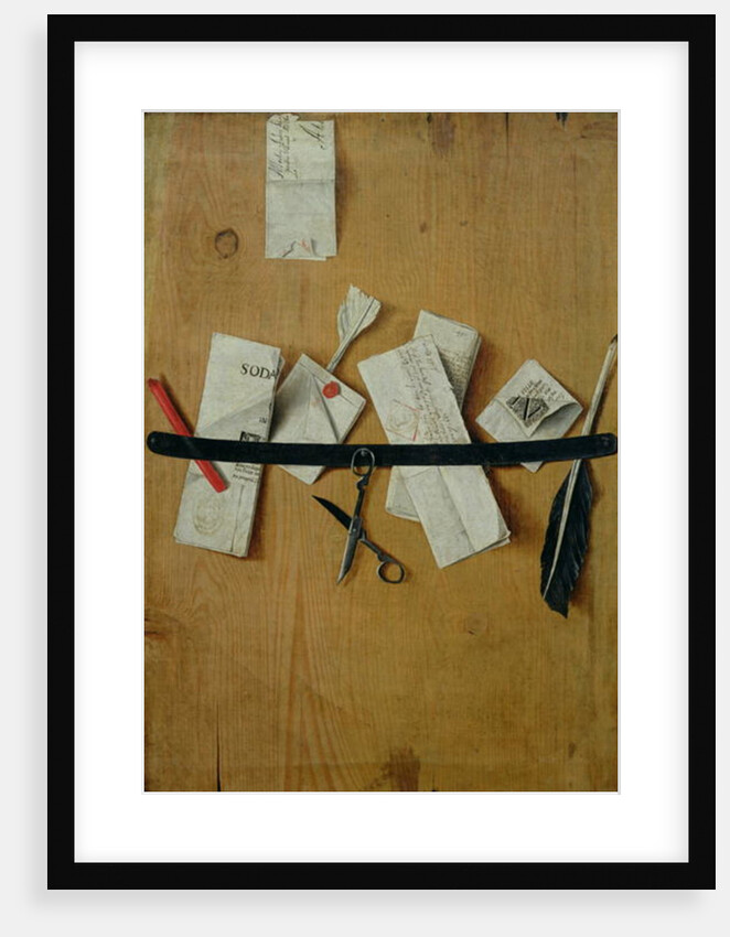 Trompe L'Oeil Still Life by Jean-Francois de la Motte