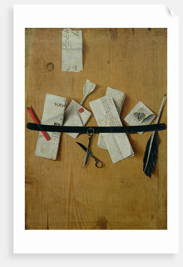 Trompe L'Oeil Still Life by Jean-Francois de la Motte