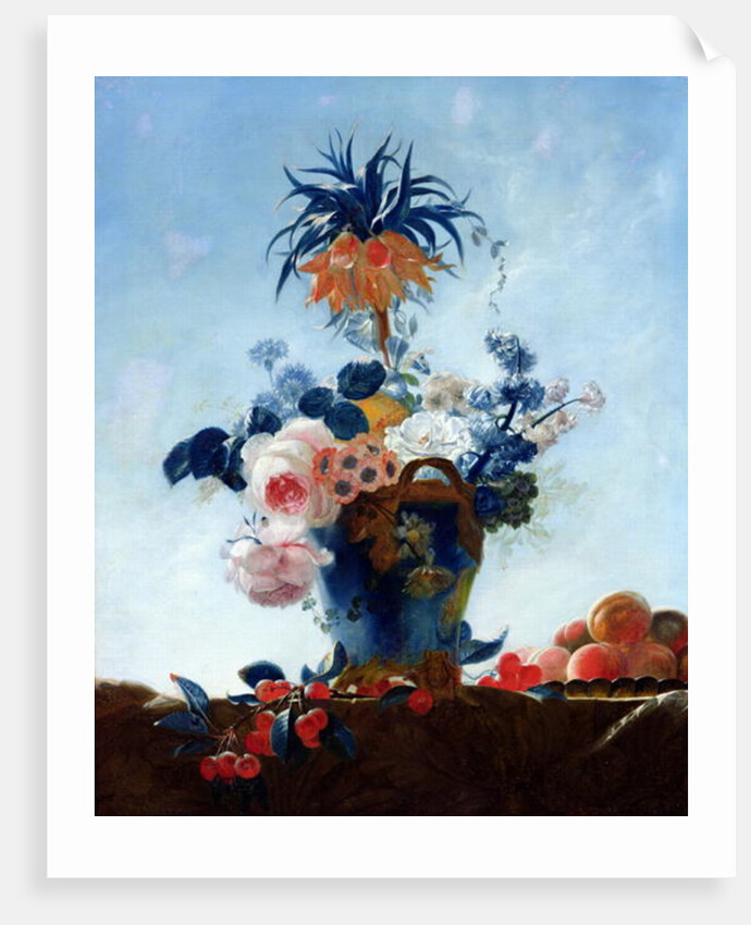 Vase with Flowers by French School