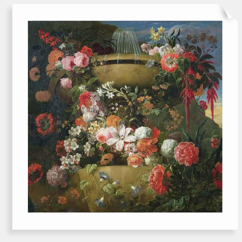 Basin and Flowers by Gaspar Peeter The Elder Verbruggen