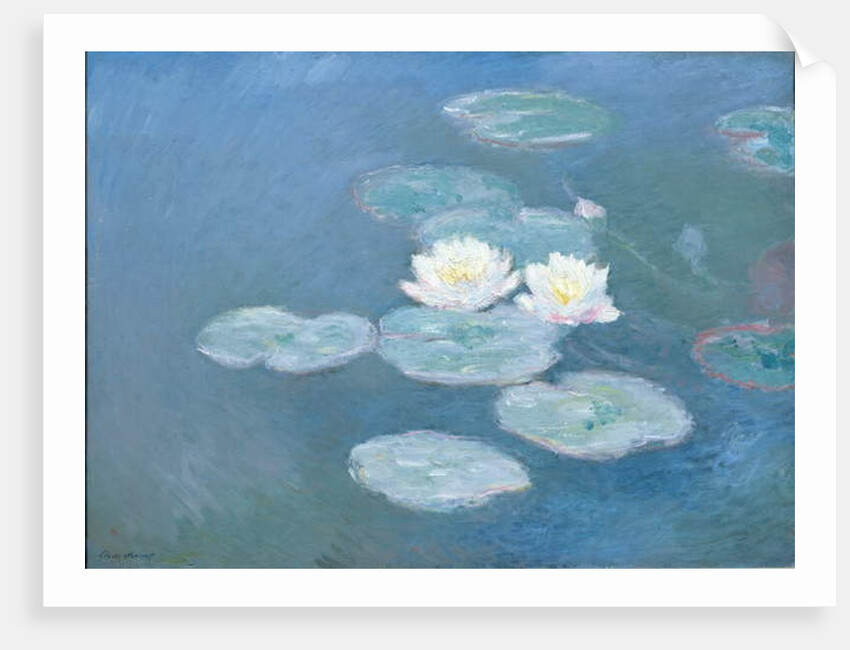 Waterlilies, Evening, 1897 by Claude Monet