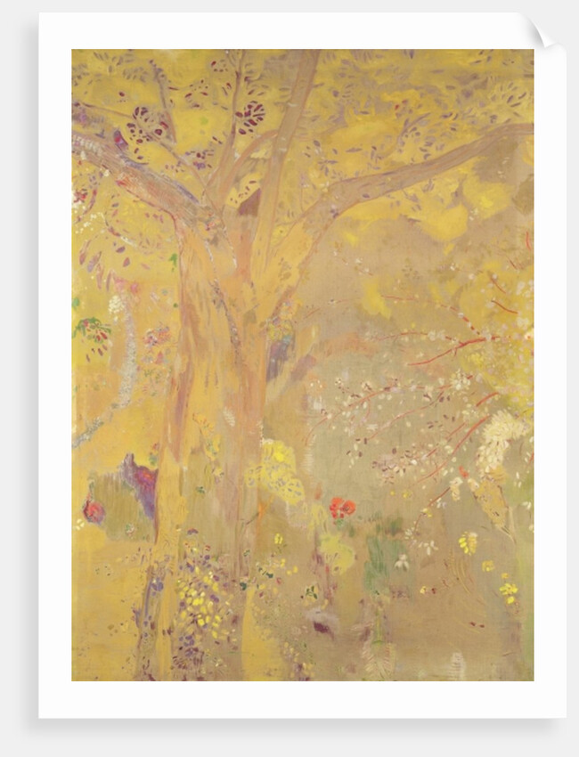Yellow Tree, 1900-01 by Odilon Redon