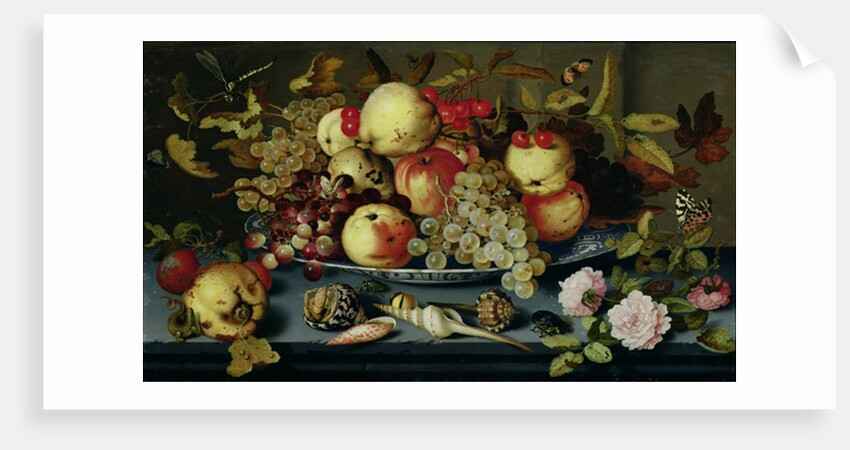 Still Life with Fruit, Flowers and Seafood by Balthasar van der Ast