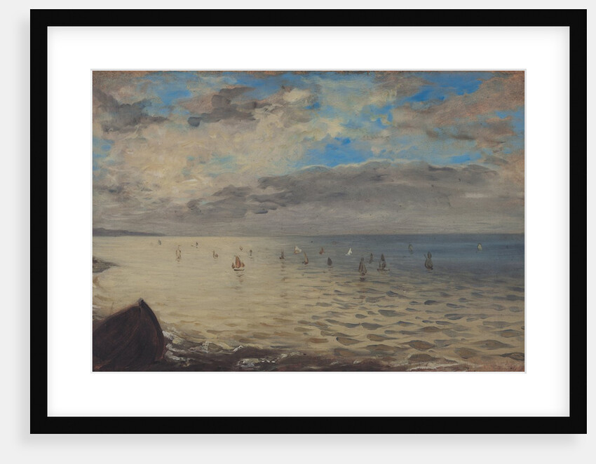 Sea Viewed from the Heights of Dieppe, 1852 by Ferdinand Victor Eugene Delacroix