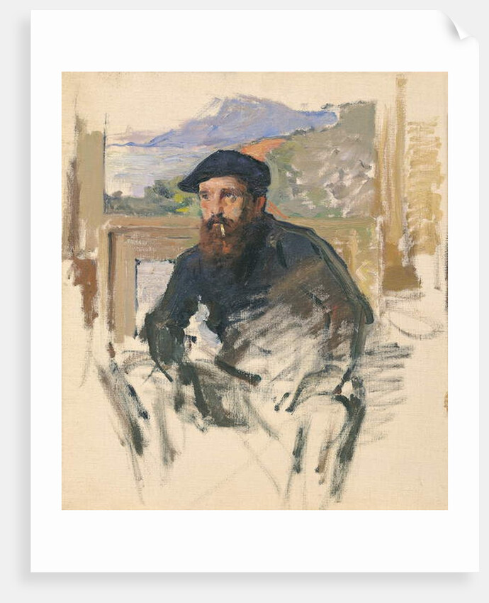 Portrait of Monet c.1884 by Charles Giron