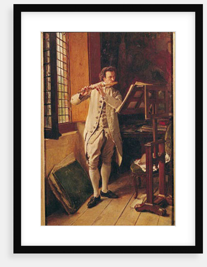 The Flute Player by Jean-Louis Ernest Meissonier