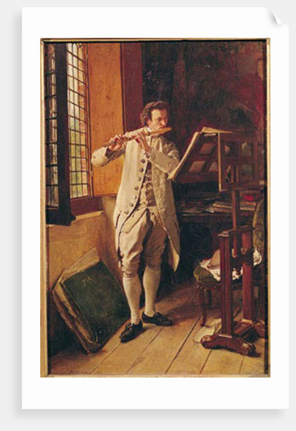 The Flute Player by Jean-Louis Ernest Meissonier