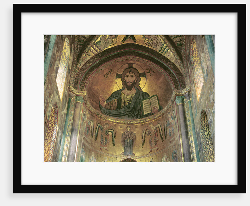 View of the apse depicting the Christ Pantocrator and the Virgin at Prayer Surrounded by Archangels, 1148 by Byzantine School