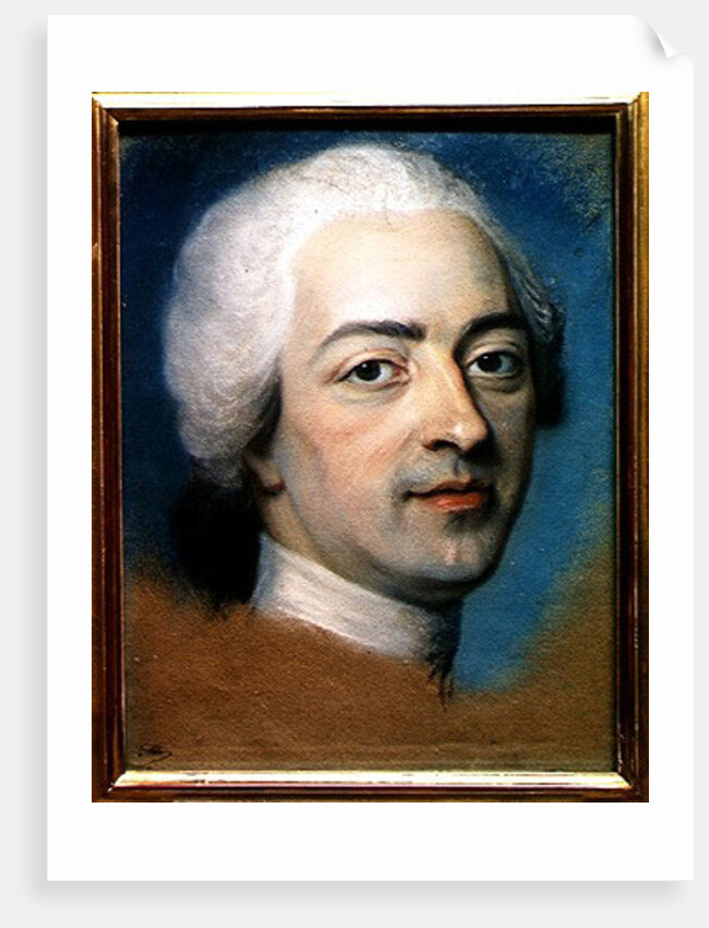 Louis XV King of France and Navarre, after 1730 by Maurice Quentin de la Tour