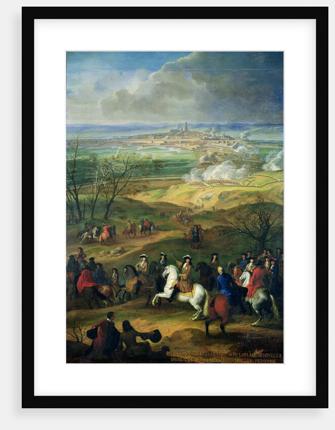 The Siege of Mons by Louis XIV 9th April 1691 by French School